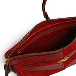 Borsa piccola a spalla Panthea in suede e nappa motivo chevron 9W2B0S99 DEDAQS VALENTINO GARAVANI 