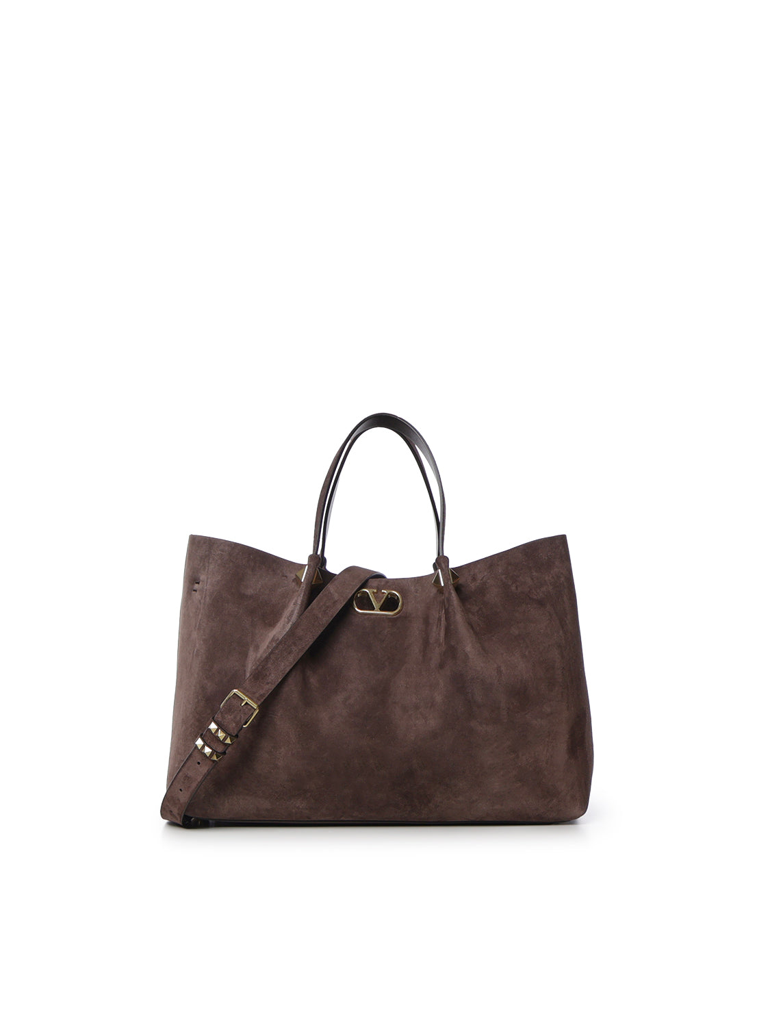 Borsa grande shopping Valentino Garavani in suede 9W2B0T82 AHA0TO VALENTINO GARAVANI 