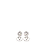 Orecchini VLogo Signature in metallo e cristalli Swarovski® 9W2J0BV7 QEUDFH VALENTINO GARAVANI 