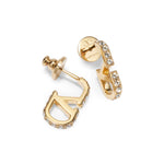 Orecchini VLogo Signature in metallo e cristalli Swarovski® 9W2J0CD4 YCW9MN VALENTINO GARAVANI 