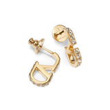 Orecchini VLogo Signature in metallo e cristalli Swarovski® 9W2J0CD4 YCW9MN VALENTINO GARAVANI 