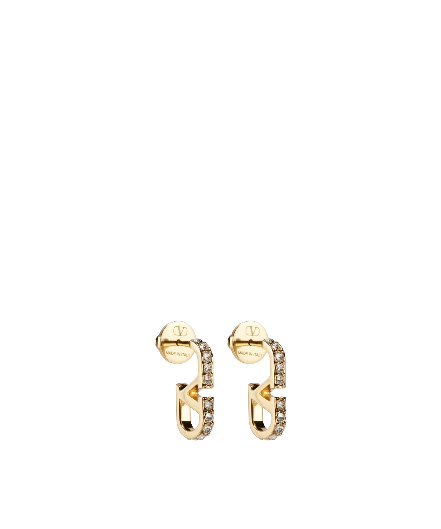 Orecchini VLogo Signature in metallo e cristalli Swarovski® 9W2J0CD4 YCW9MN VALENTINO GARAVANI 