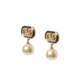 Orecchini Ovaletti in perle e cristalli Swarovski® 9W2J0Y78 QVSCNP VALENTINO GARAVANI 