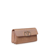 Portafoglio con catena Vlogo Signature in moiré con logo gioiello 9W2P0BB4 YRE3HB VALENTINO GARAVANI 