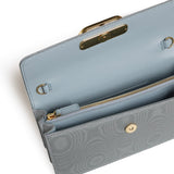 Portafoglio con catena Vlogo Signature in moiré con logo gioiello 9W2P0BB4 YREMW3 VALENTINO GARAVANI 