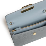 Portafoglio con catena Vlogo Signature in moiré con logo gioiello 9W2P0BB4 YREMW3 VALENTINO GARAVANI 