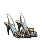Sandalo Coeur Royal in nappa laminata 9W2S0LU8 GPJAHB VALENTINO GARAVANI 