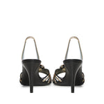 Sandalo Coeur Royal in nappa laminata 9W2S0LU8 GPJAHB VALENTINO GARAVANI 