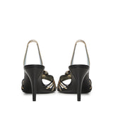 Sandalo Coeur Royal in nappa laminata 9W2S0LU8 GPJAHB VALENTINO GARAVANI 
