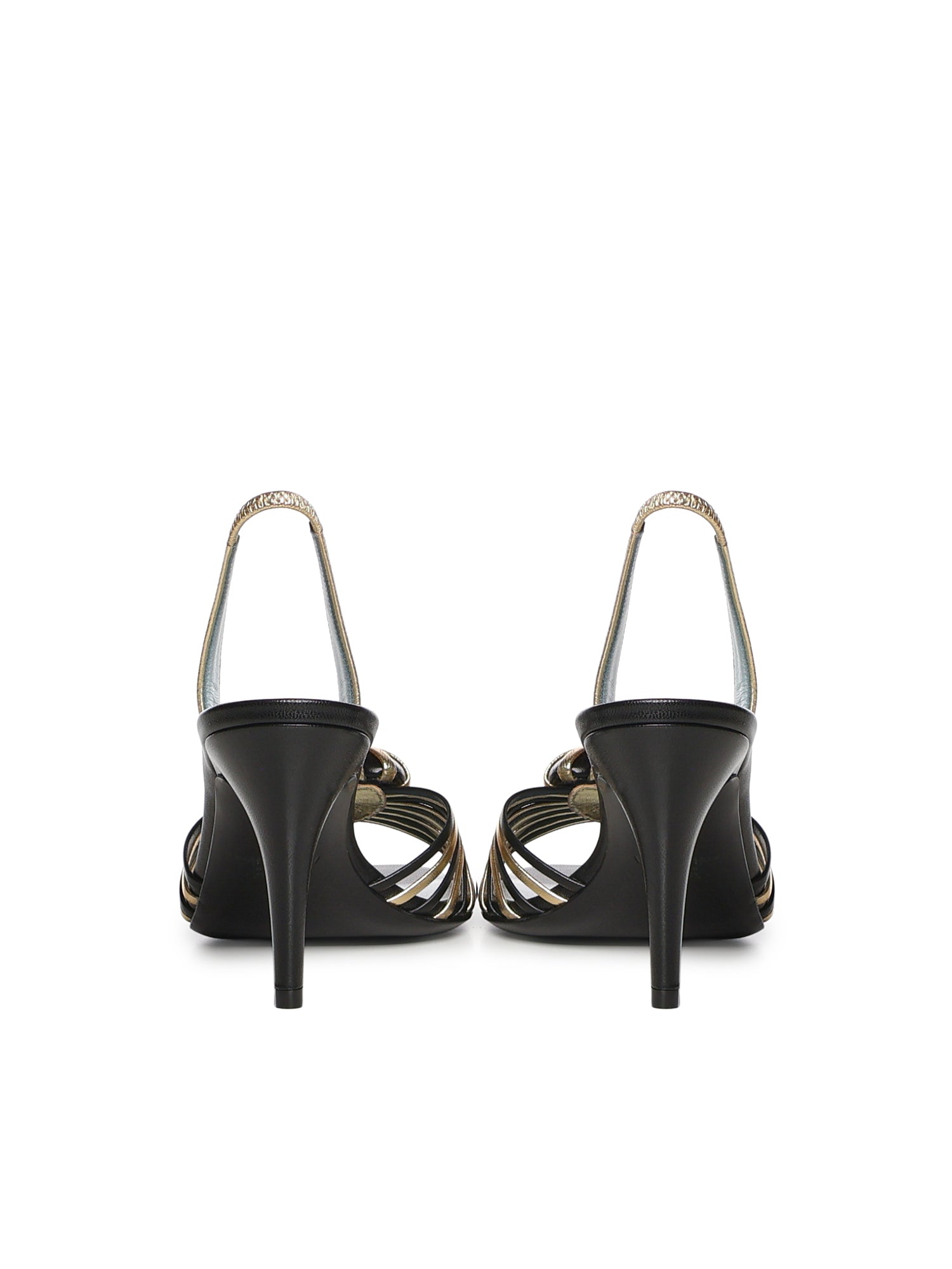 Sandalo Coeur Royal in nappa laminata 9W2S0LU8 GPJAHB VALENTINO GARAVANI 