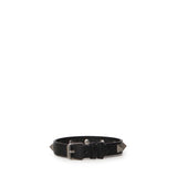 Bracciale Rockstud in pelle e borchie 9Y2J0X53 KDB0NO VALENTINO GARAVANI 