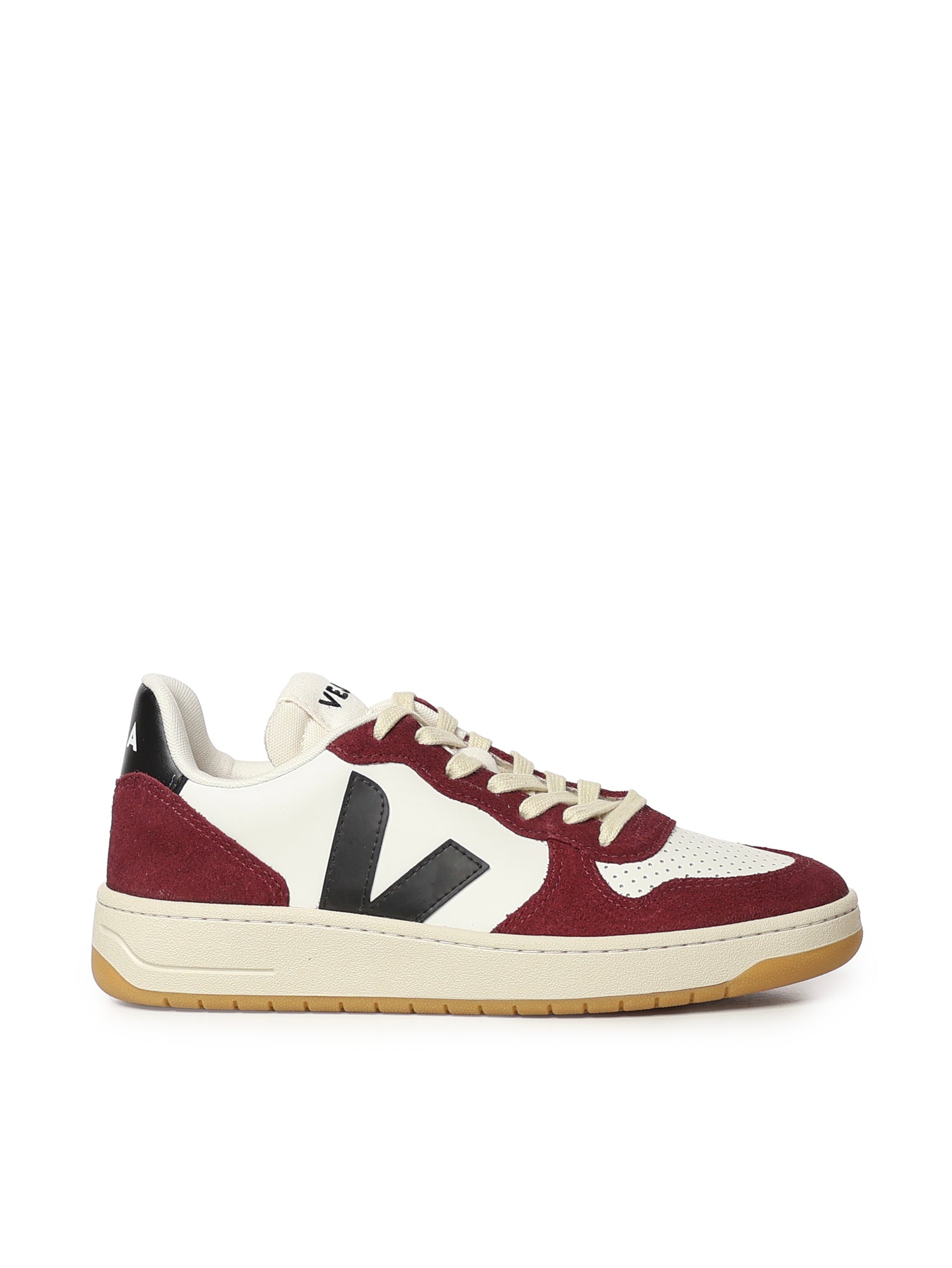 Sneaker V-10 in pelle e suede VI0220864  VEJA 