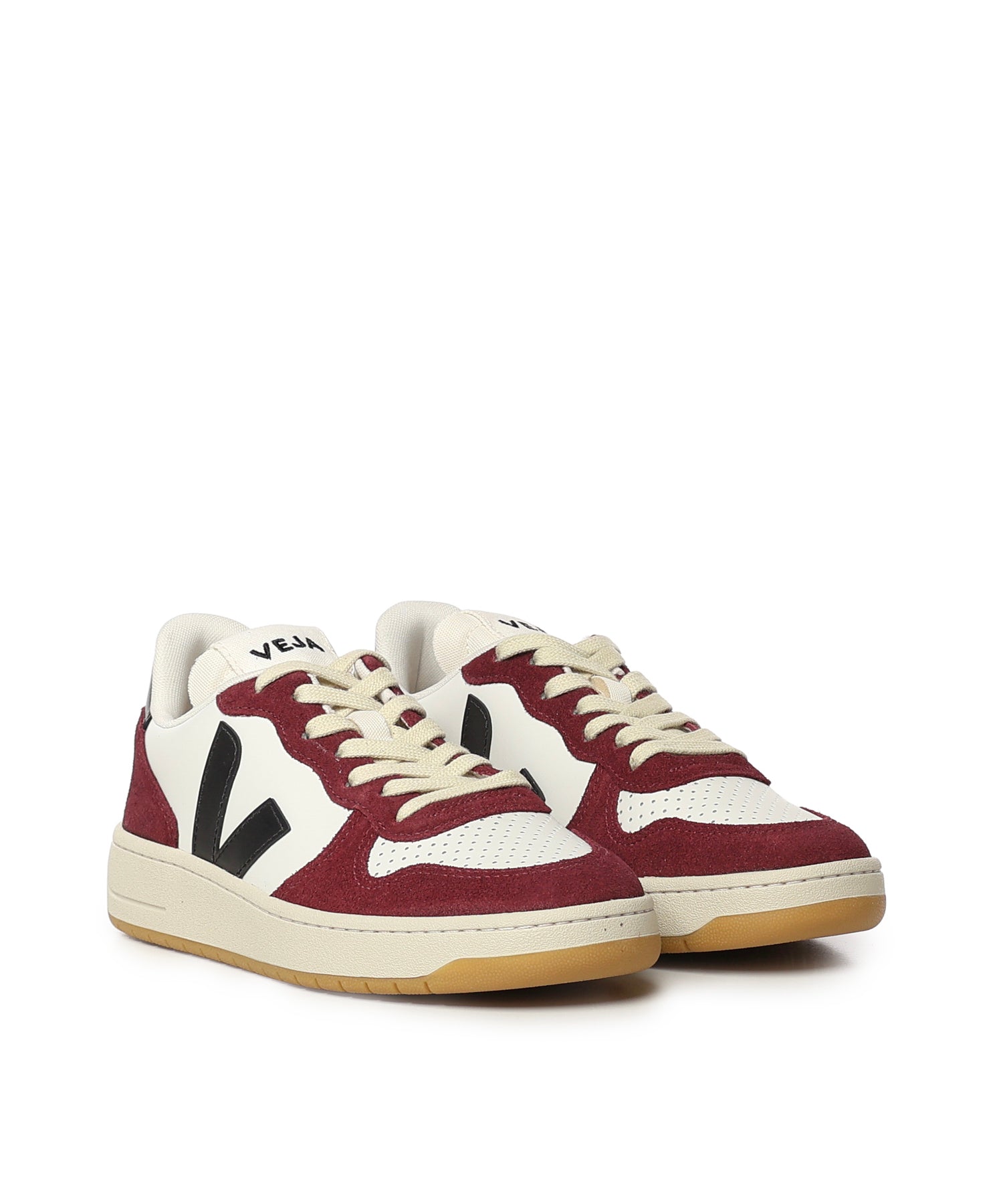 Sneaker V-10 in pelle e suede VI0220864  VEJA 