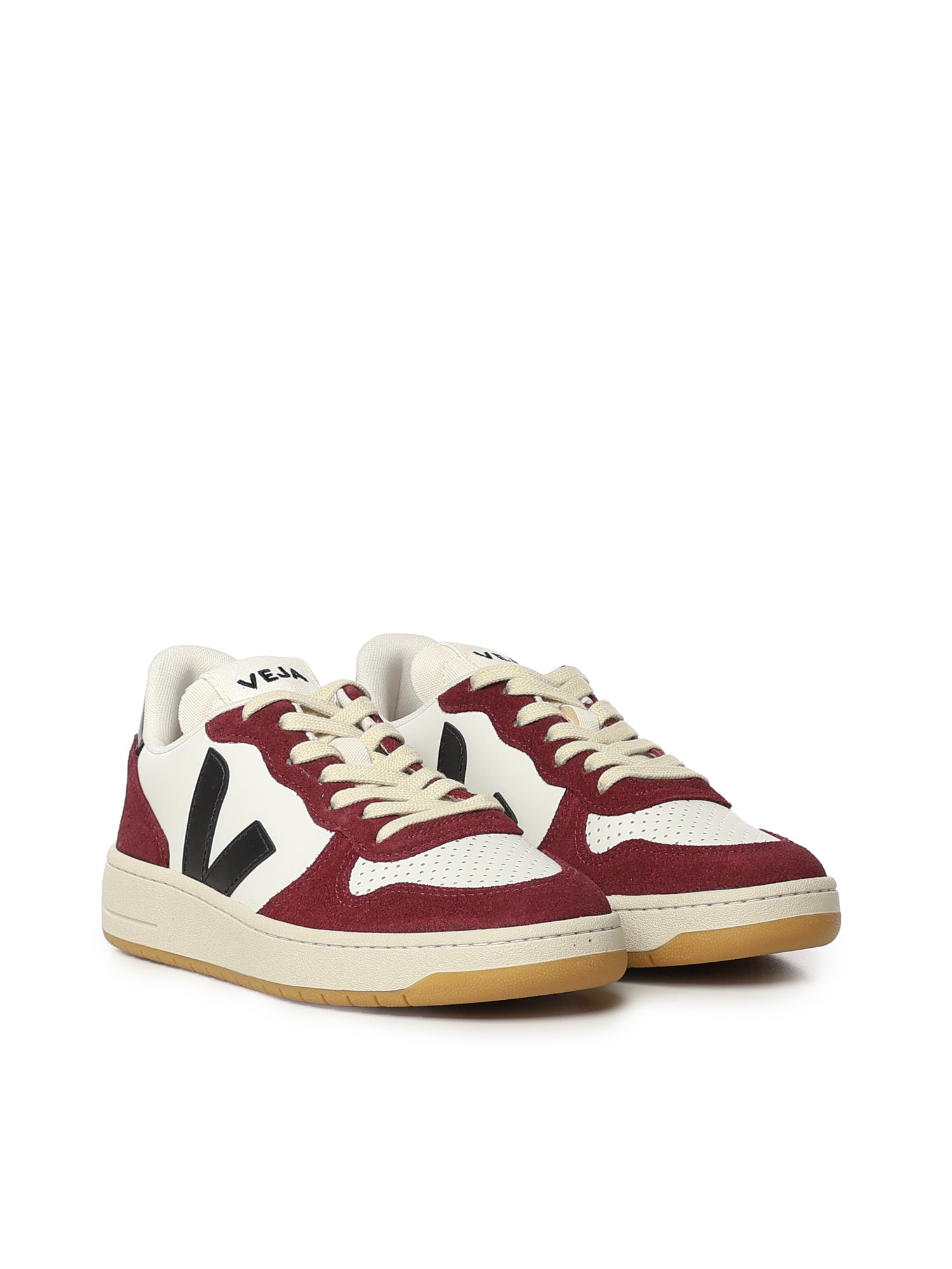 Sneaker V-10 in pelle e suede VI0220864  VEJA 