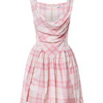 Miniabito Sunday in lana check<BR/> 1101039H W01JUO201 VIVIENNE WESTWOOD 