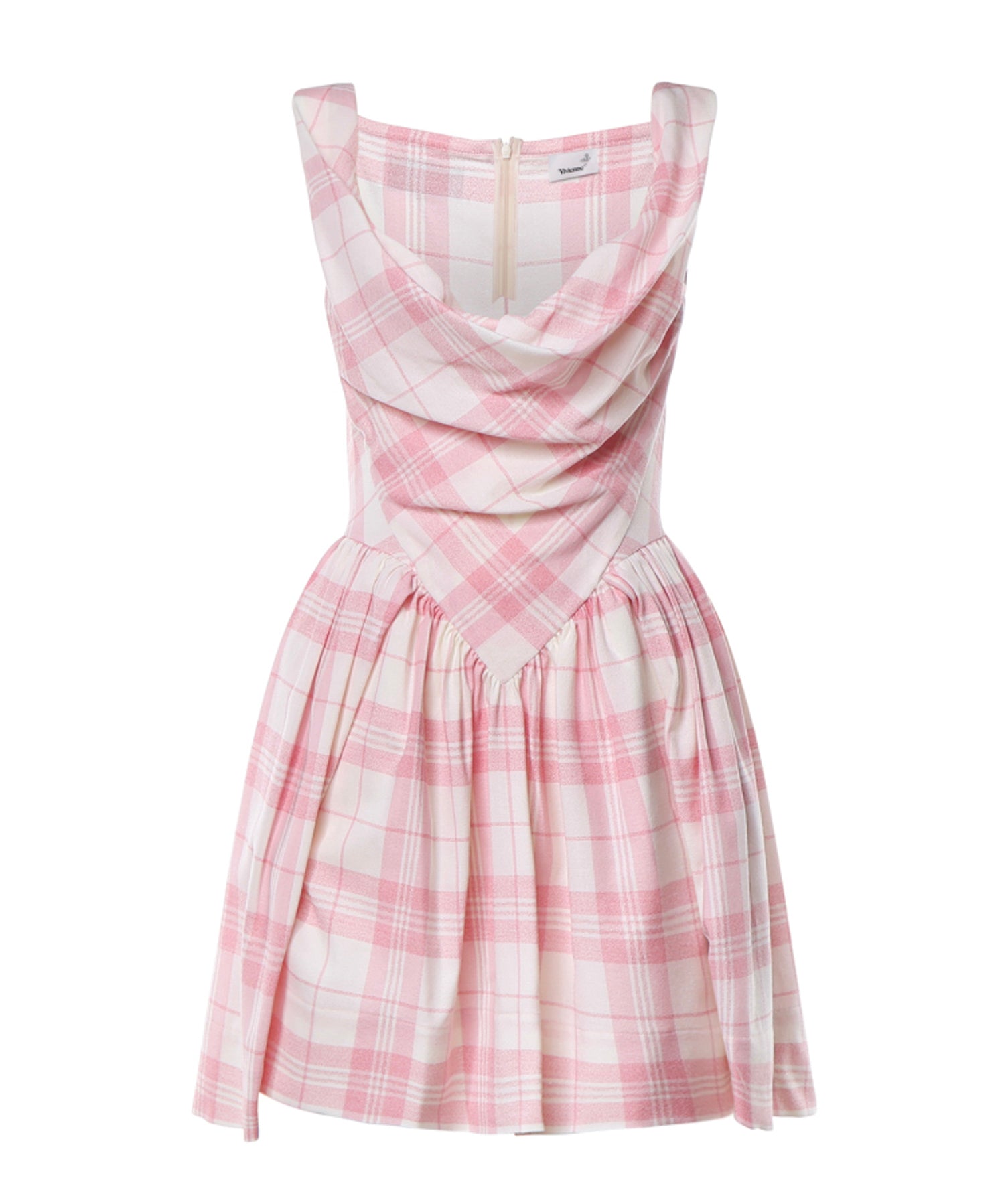 Miniabito Sunday in lana check<BR/> 1101039H W01JUO201 VIVIENNE WESTWOOD 