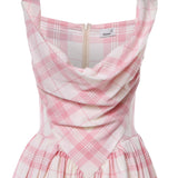 Miniabito Sunday in lana check<BR/> 1101039H W01JUO201 VIVIENNE WESTWOOD 