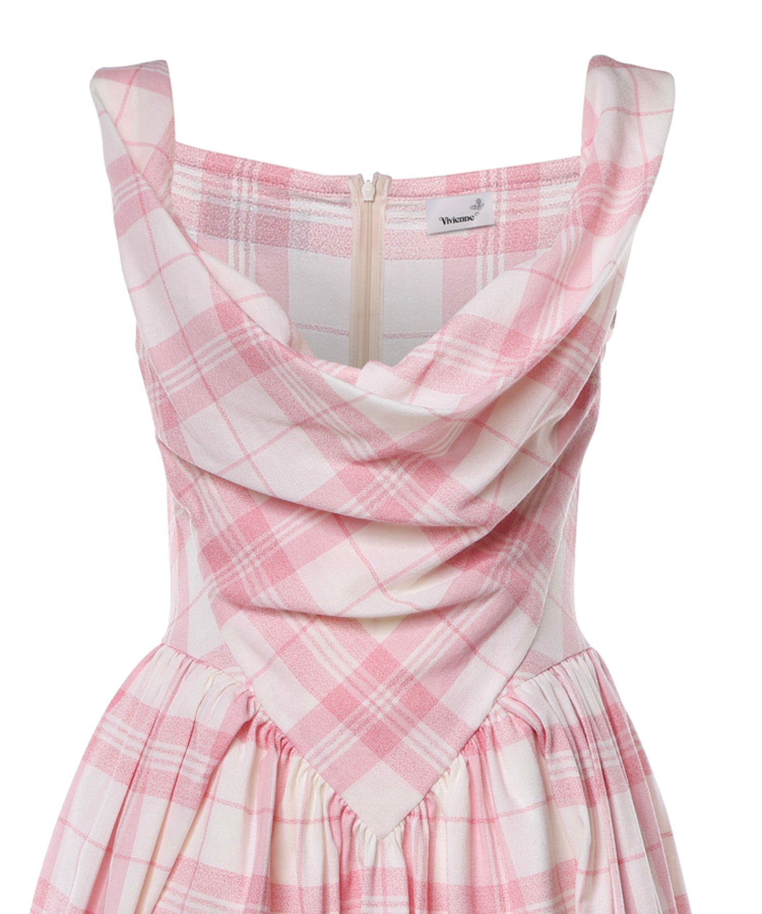 Miniabito Sunday in lana check<BR/> 1101039H W01JUO201 VIVIENNE WESTWOOD 