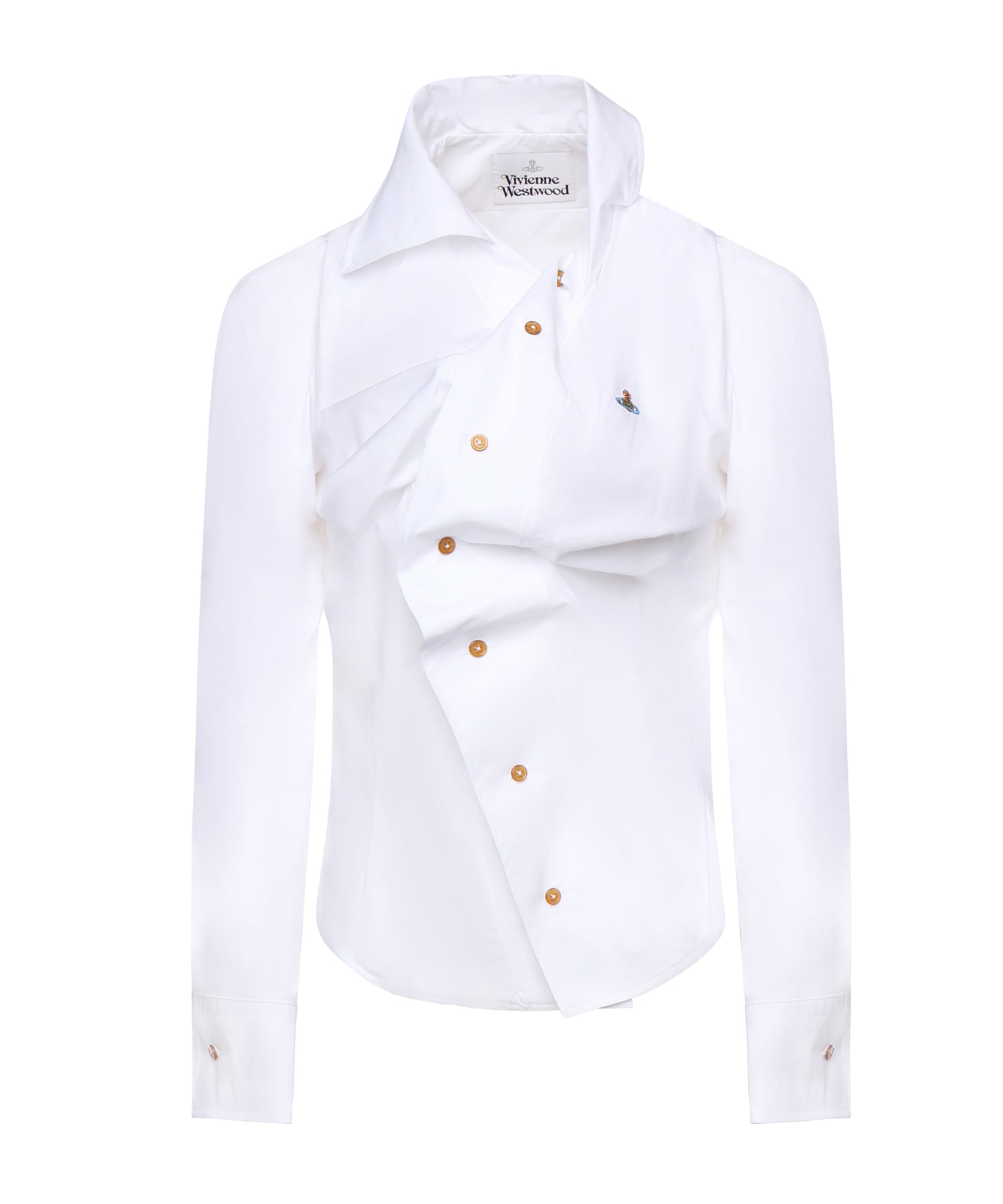 Camicia Drunken con logo 1501000C W009QA401 VIVIENNE WESTWOOD 
