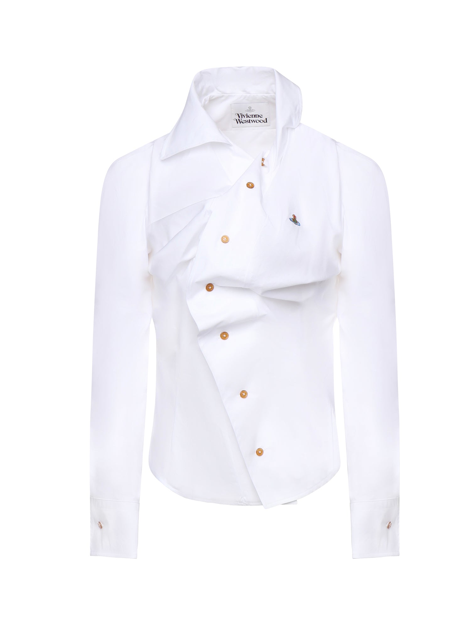 Camicia Drunken con logo 1501000C W009QA401 VIVIENNE WESTWOOD 