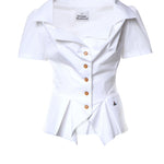 Camicia Monday in cotone 1501006R W009QA401 VIVIENNE WESTWOOD 