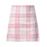 Minigonna in misto lana check 1F020006 W01JUO201 VIVIENNE WESTWOOD 