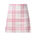Minigonna in misto lana check 1F020006 W01JUO201 VIVIENNE WESTWOOD 