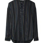 Camicia Lace-up Gordon a righe 2401004Y W01NLM211 VIVIENNE WESTWOOD 