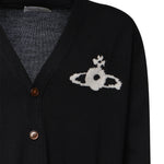 Cardigan Alex in lana con logo 2701003O Y005EN401 VIVIENNE WESTWOOD 