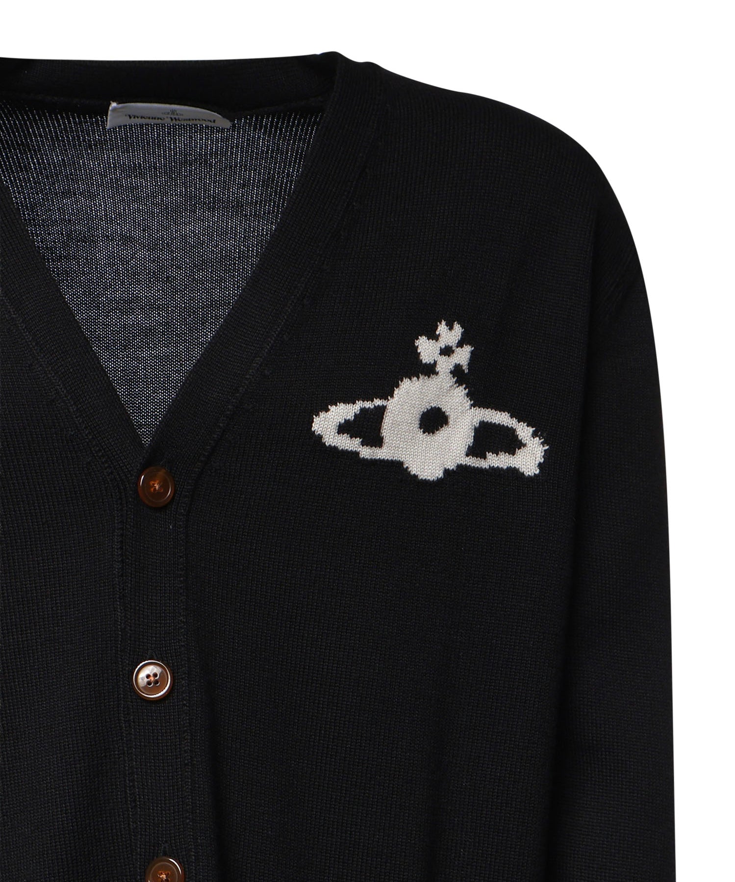 Cardigan Alex in lana con logo 2701003O Y005EN401 VIVIENNE WESTWOOD 