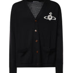 Cardigan Alex in lana con logo 2701003O Y005EN401 VIVIENNE WESTWOOD 