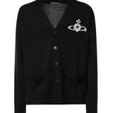 Cardigan Alex in lana con logo 2701003O Y005EN401 VIVIENNE WESTWOOD 