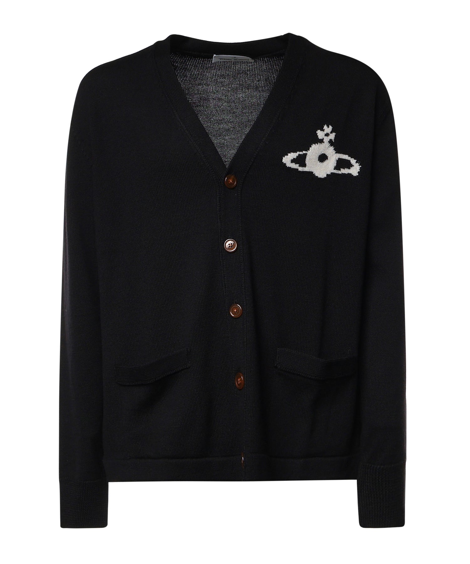 Cardigan Alex in lana con logo 2701003O Y005EN401 VIVIENNE WESTWOOD 