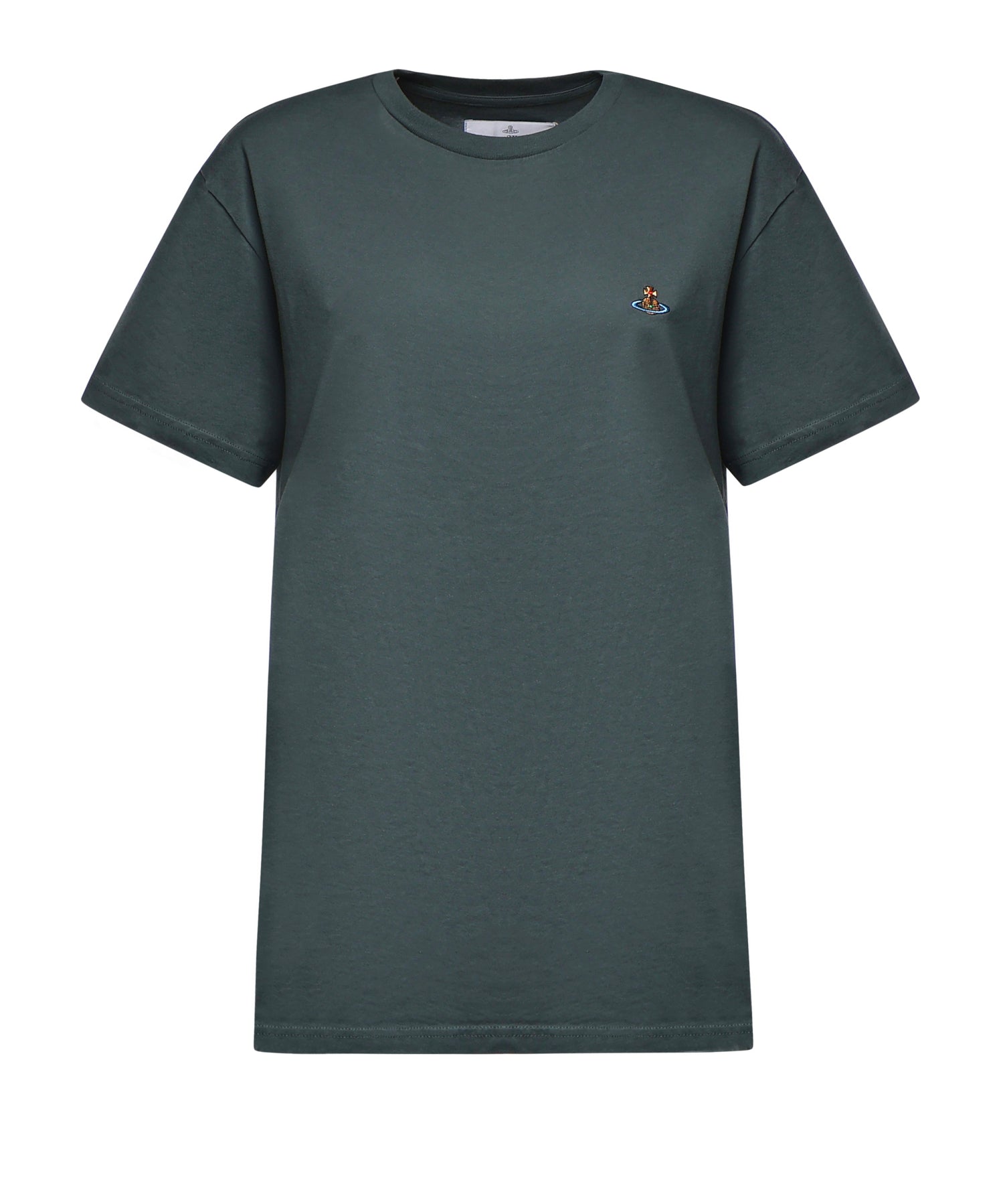 T-shirt Classic in cotone con logo 3G010013 J00BLM411 VIVIENNE WESTWOOD 