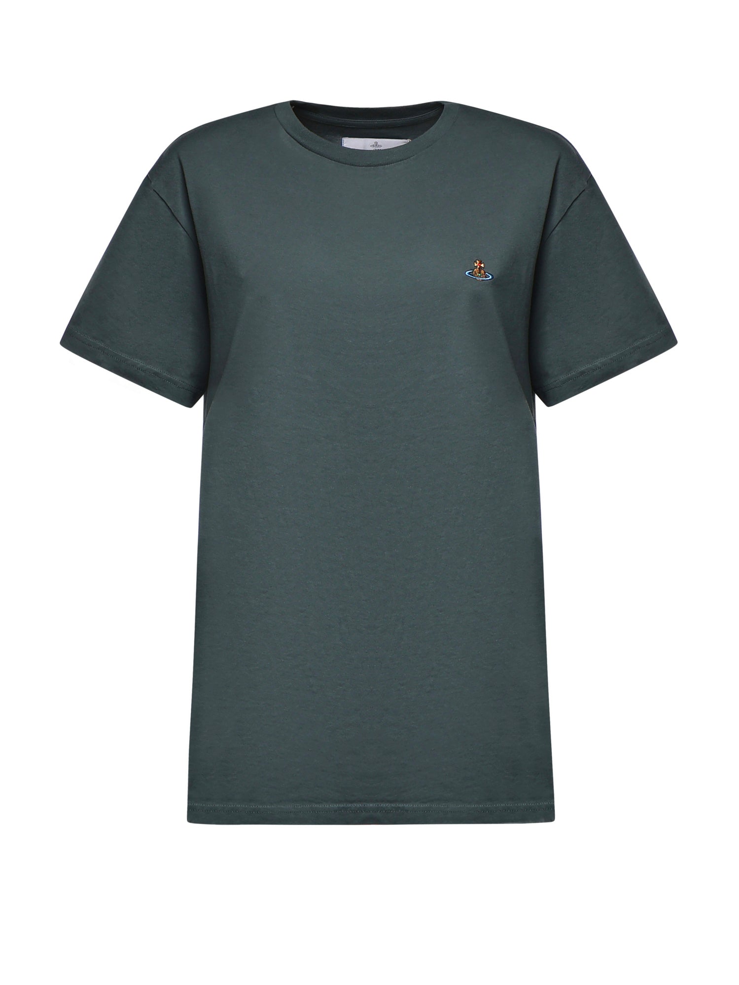 T-shirt Classic in cotone con logo 3G010013 J00BLM411 VIVIENNE WESTWOOD 