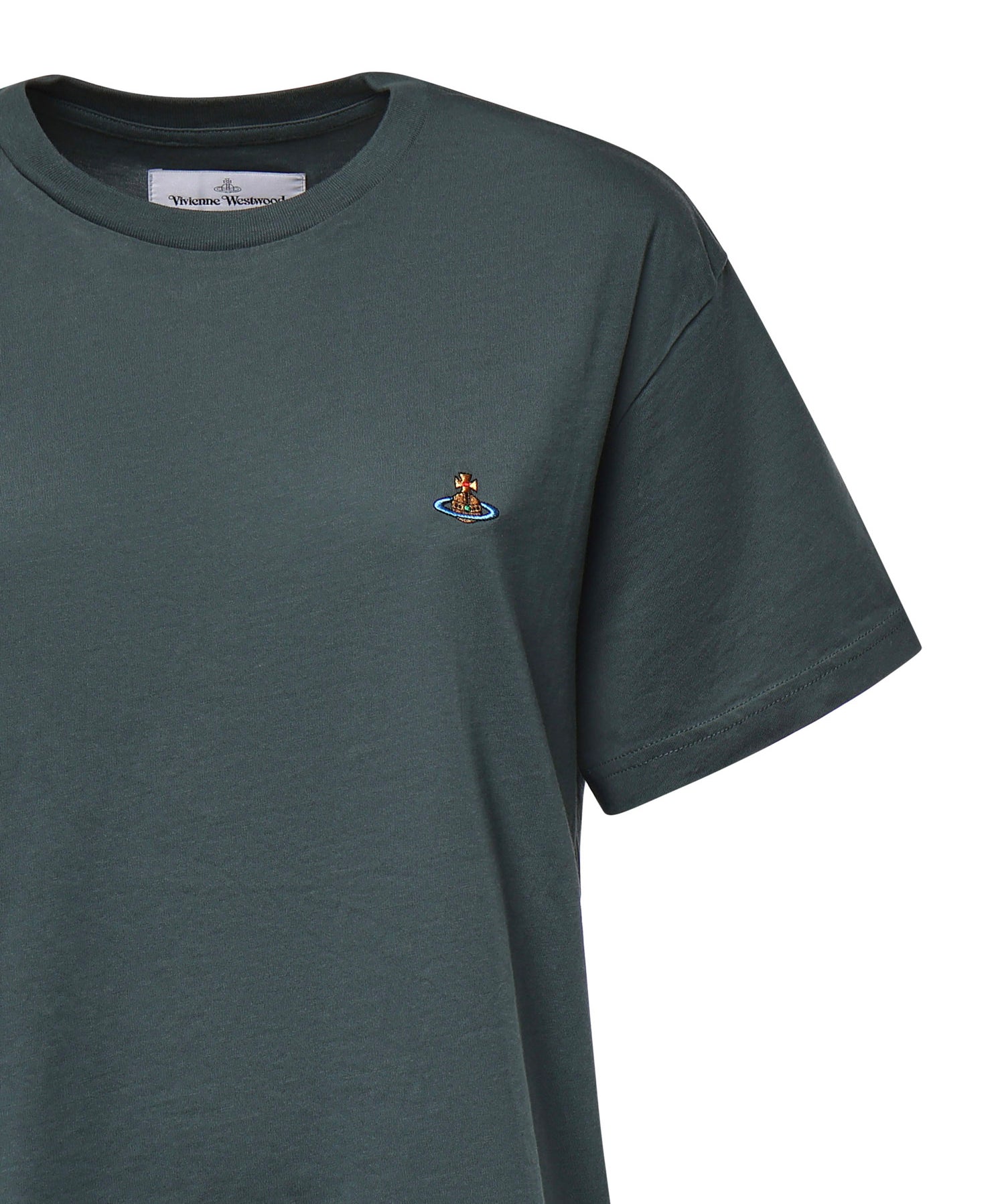 T-shirt Classic in cotone con logo 3G010013 J00BLM411 VIVIENNE WESTWOOD 