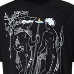 T-shirt con stampa in cotone 3G01006C J00BLN401 VIVIENNE WESTWOOD 