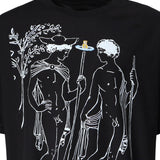 T-shirt con stampa in cotone 3G01006C J00BLN401 VIVIENNE WESTWOOD 