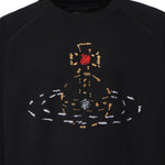 Felpa in cotone con logo 3I01001B J00ASN401 VIVIENNE WESTWOOD 