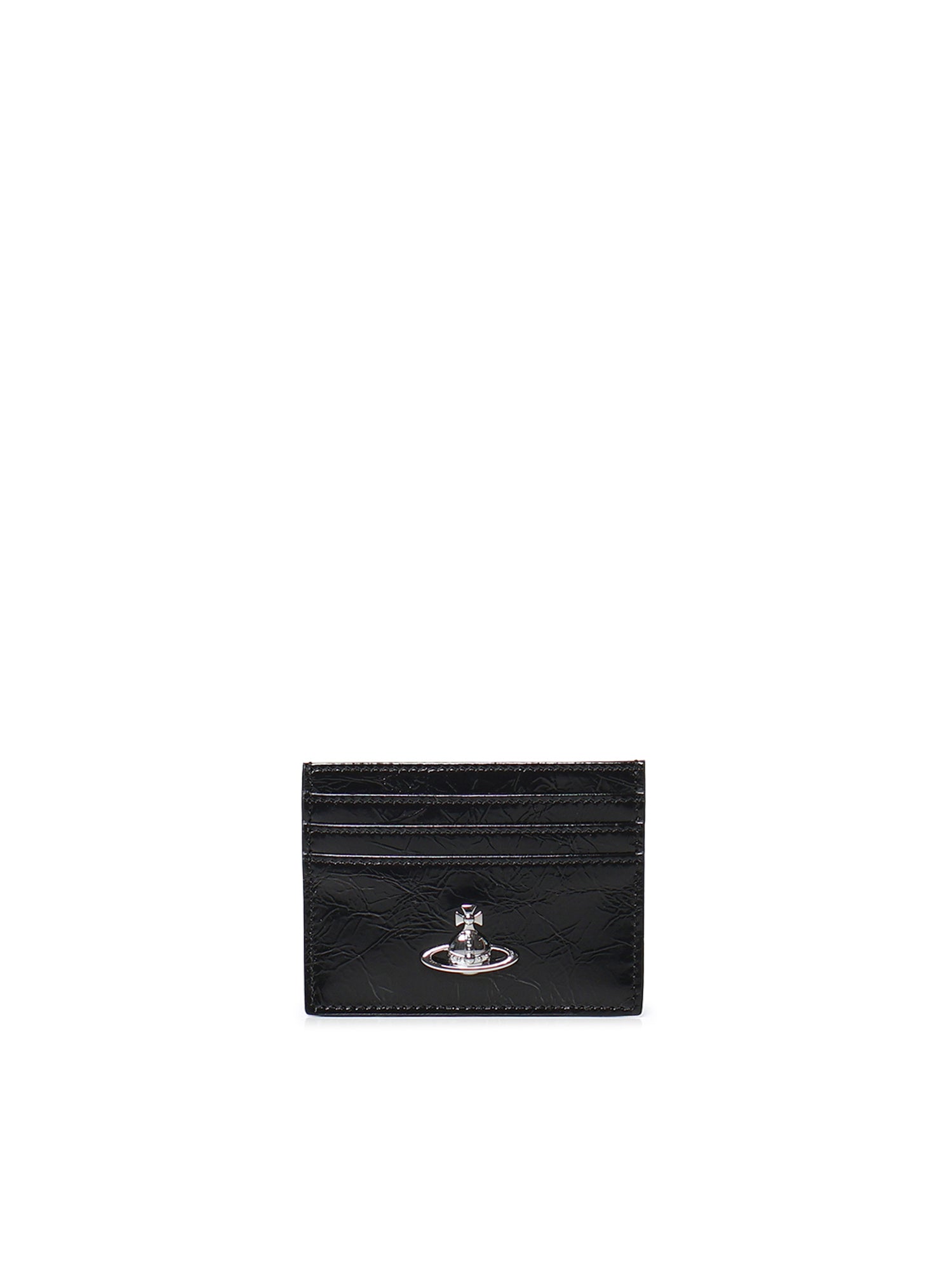 Portacarte Flat con logo 54030004W L00EON401 VIVIENNE WESTWOOD 