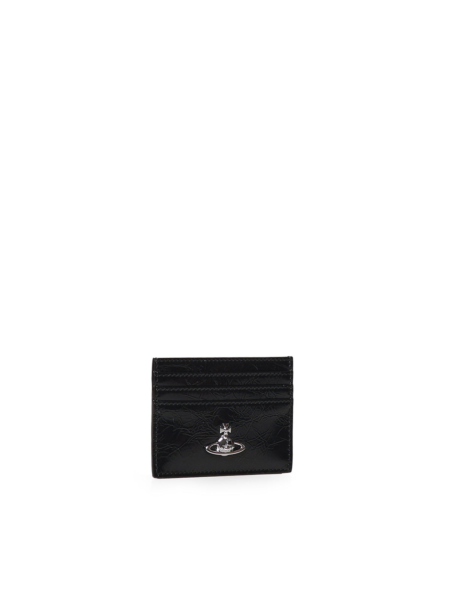 Portacarte Flat con logo 54030004W L00EON401 VIVIENNE WESTWOOD 