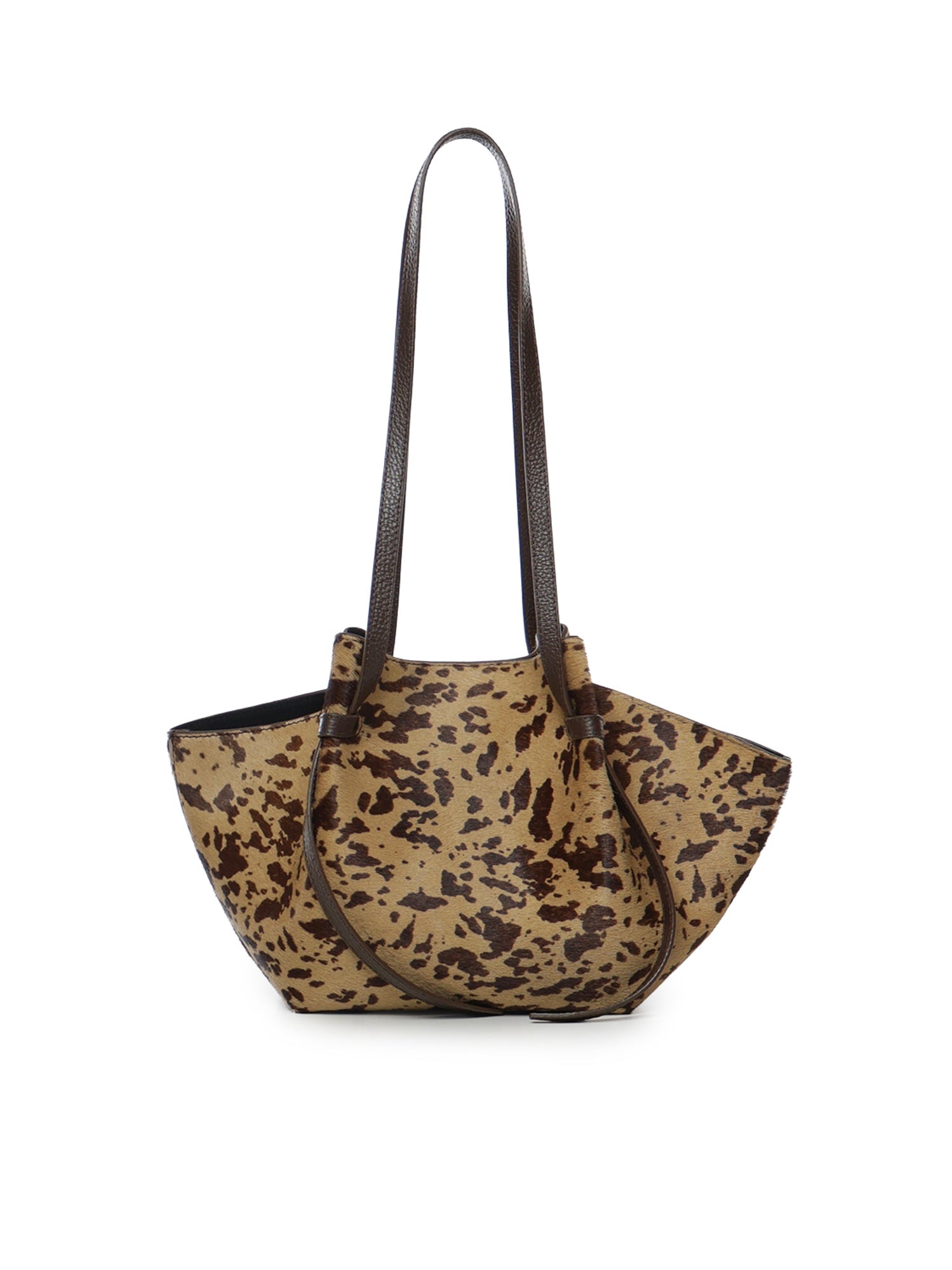 Borsa Mochy con pelo di vitello maculato MOCHI PONY  YUZEFI 