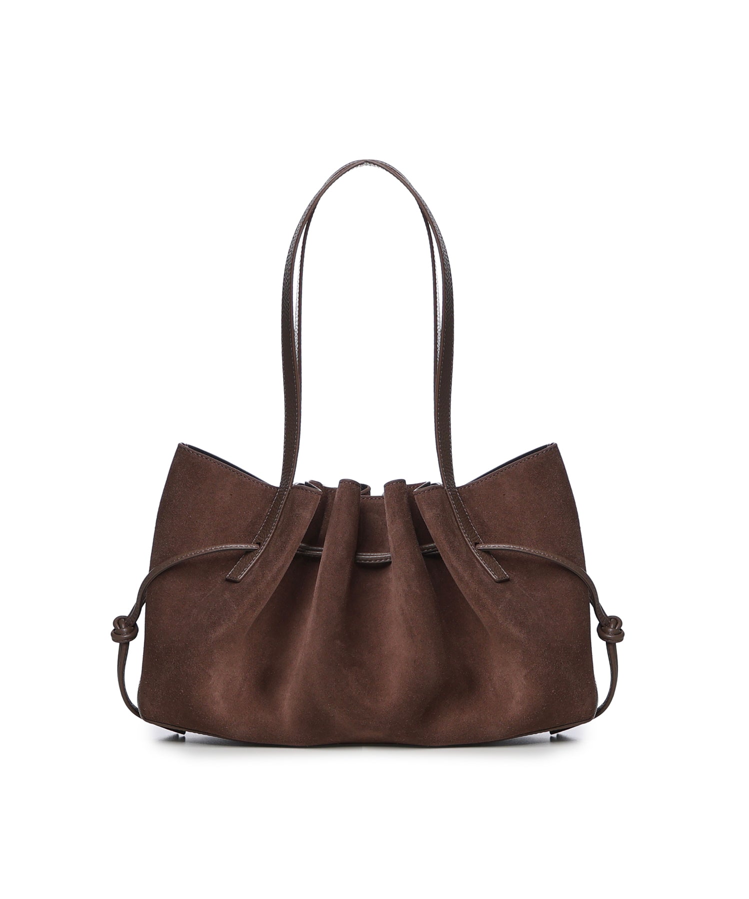 Borsa a spalla Scallop in suede SCALLOP SHOULDER BAG SUEDE  YUZEFI 