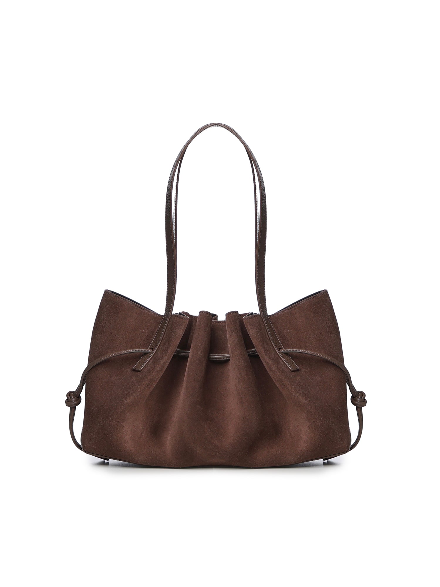 Borsa a spalla Scallop in suede SCALLOP SHOULDER BAG SUEDE  YUZEFI 