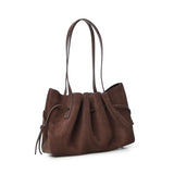 Borsa a spalla Scallop in suede SCALLOP SHOULDER BAG SUEDE  YUZEFI 