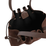 Borsa a spalla Scallop in suede SCALLOP SHOULDER BAG SUEDE  YUZEFI 