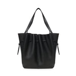 Borsa tote Scallop in pelle SCALLOP TOTE PEBBLE GRAIN LEATHER  YUZEFI 