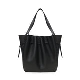 Borsa tote Scallop in pelle SCALLOP TOTE PEBBLE GRAIN LEATHER  YUZEFI 