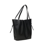 Borsa tote Scallop in pelle SCALLOP TOTE PEBBLE GRAIN LEATHER  YUZEFI 
