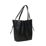 Borsa tote Scallop in pelle SCALLOP TOTE PEBBLE GRAIN LEATHER  YUZEFI 